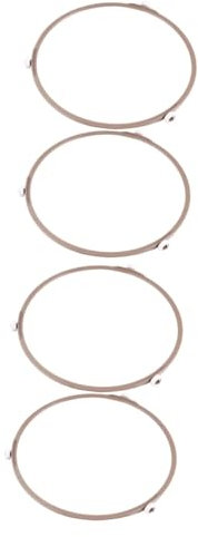 Cabilock 2 Juegos Rodillo De Bandeja Soporte Soporte Bandeja Redonda Horno Anillo Giratorio Microondas Anillo Giratorio Placa De Microondas Rodillo Plancha Grill Accesorios 2 piezas * 2