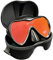 NADCFN Schnorchelmaske Wassersport Erwachsene Tauchmaske Schwimmmaske mit verspiegelter Linse UV-Schutzmaske Tauchen für Mann Frauen Tauchmasken(Black)