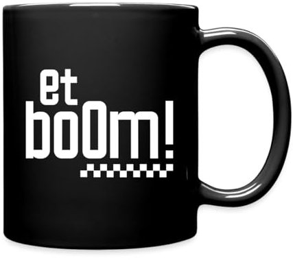 Spreadshirt Et Boom Cadeau Amateur De Moto MotoGP Tasse Mug, taille unique, noir