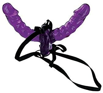 Pipedream Fetish Fantasy Double Delight Strap-on with Free Love Mask