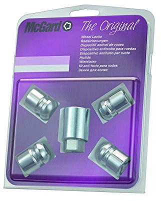 McGard Écrous antivol M12x1.50 Sphérique - Longueur 29.9mm (Ouverture de clé 19mm)