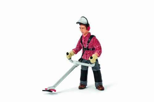 SCHLEICH 13458 - Arbeiter mit Motorsense