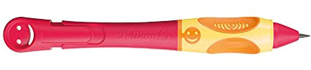 Pelikan 956045 griffix Bleistift für Linkshänder in Faltschachtel, Kirsche-Rot