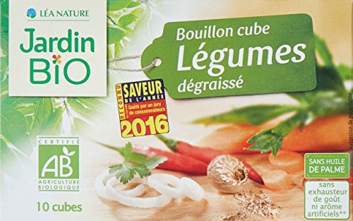 Jardin BiO étic - Bouillon cube légumes - bio - Salé - Certifié AB - Boite de 90g