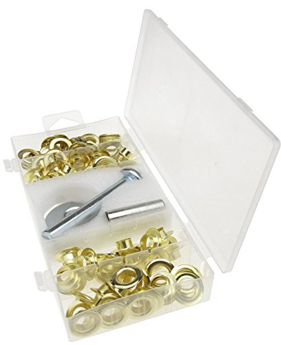 ENET Tarps Pool Covers 103pc Tarp Repair Kit 3 tools 50 Grommets And 50 Washers
