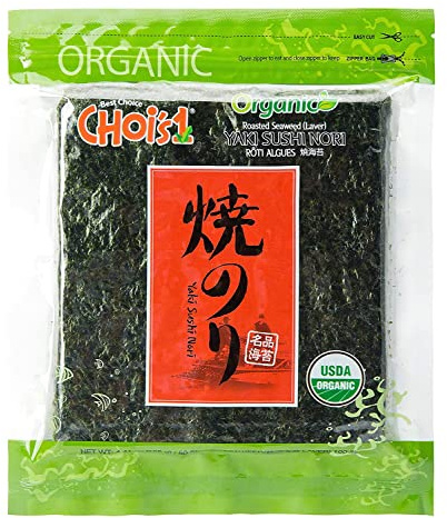 DAECHUN LAVER CO., LTD. Sushi Nori bio, refermable, Teneur en or, Produit de Corée 50 organiques feuilles