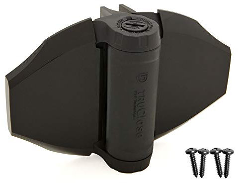 D&D Technologies TruClose TCHD2L2S3BTS Schwerlast-Torscharnier Scharniere, selbstschließende Tore bis zu 154 lb, Spannung einstellbar, für größere Vierkant-Pfosten Metalltore