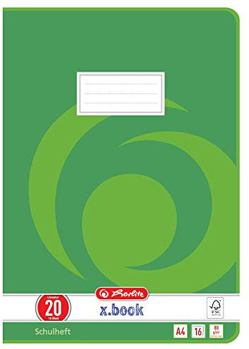 Herlitz Schulheft 16 Blatt (Lineatur 20 | 20er Pack)