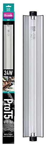 Arcadia - ProT5® UVB Dragonlamp - 14% UVB - 24 Watt - Includes Quality Electronics, Removable Reflector & A High Output T5 UVB Lamp - Easy to Fit & Use - Sleek Design