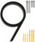 Numero civico galleggiante 5 '' numeri civici moderni - in lega di zinco numero di indirizzo casa con squisito processo di disegno-nero-numero 9