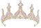 BigTree Tiara für Mädchen, Kristall-Tiara, Perle, Prinzessin, Kostüm, Krone, Stirnband, Blume, Wettbewerb, Braut, Hochzeit, Haarschmuck, Cosplay, Geburtstag, Feier, Urlaub, Party, Geschenk, Kristall,