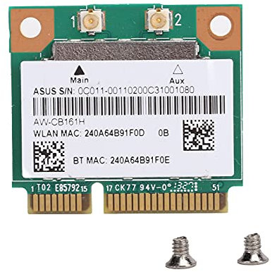 Module WiFi RTL8821AE, Mini PCI‑E 2.4/5.0GHz Bluetooth 4.0 Carte Réseau sans Fil, Convient aux Ordinateurs Portables, 802.11a/b/g/n/AC