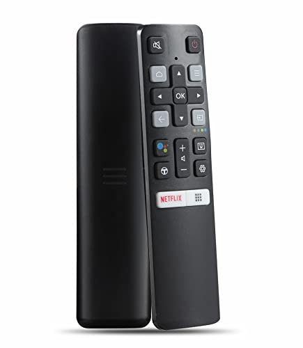RC802V Smart TV Remote Control Compatible with TCL Android 4K UHD Smart Televisions
