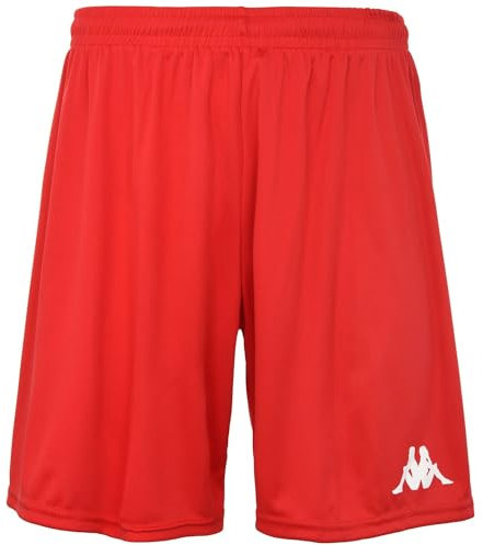 Kappa Borgo Pantaloncini Sportivi, Uomo, Rosso, S