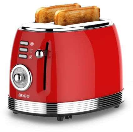 Sogo TOS-SS-5460 toaster 6 2 slice(s) 850 W Red