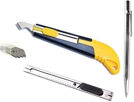 Zaky Set di taglio acrilico Bulk carburo di tungsteno bisturi con magnete con 10 lame acriliche