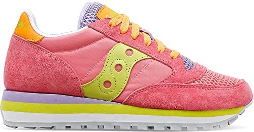 Saucony Jazz Triple S60766-1 Rosa Lilla Lime Bianco Rosa Lilla/38