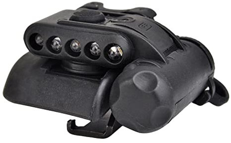 Fenteer Taktisches Helmlicht LED Taschenlampe Jagd Überlebenssignal IFF Licht, Schwarz