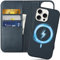 SHIELDON Case for iPhone 16 Pro Max 5G, Genuine Leather Detachable Wallet [RFID Blocking][Card Holder] Shockproof Magnetic Wireless Charging Case Compatible with iPhone 16 Pro Max 6.9 - Navy Blue