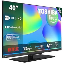 Toshiba 40LF3F63DAE Full HD Smart Fire TV 40 Pulgadas (1920 x 1080, HDR10, Control de Voz Alexa, Bluetooth, Airplay)