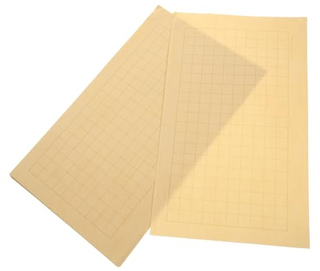Kalligrafiepapierblatt für Anfänger 20 Blatt Gelbes Xuan Papier