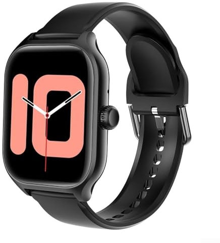 PETSTIBLE Y13 Smartwatch con promemoria di chiamata in arrivo e messaggio C20pro, braccialetto intelligente sportivo, ampio display a colori e funzione di monitoraggio della salute (nero)