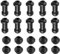 VOANZO 10 Set Motorcycle Disc Brake Caliper Dust Cover Universal Long and Short Rubber Protection for Optimal Brake Performance