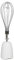 UJNKMGBF Frusta Originale Mixer for Braun 4165 4191 4199 4130 Host Sostituisci la Frusta in Acciaio Inossidabile