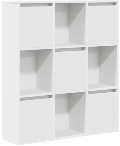 vidaXL Bücherregal Weiß 89x24x101,5 cm Holzwerkstoff