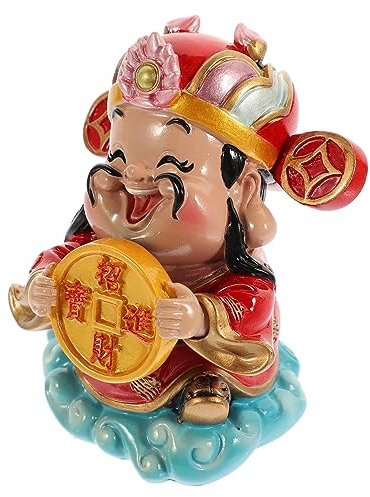 IMIKEYA Glück Ornamente Tisch Decor Figurine Herr Frau Decor Chinesischen Ornament Statue