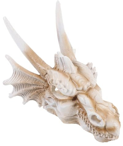 BESPORTBLE Dinosaurier Schädel Statue Aus Langlebigem Harz Für Aquarium Und Garten Detailreiche Tierschädel Figur Als Dekoratives Terrarium Ornament Stabile Desktop Deko Für Mikrolandschaften