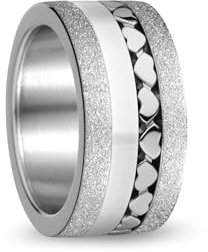 BERING Damen Ring in silber funkelnd - Arctic Symphony Collection mit Edelstahl - 9