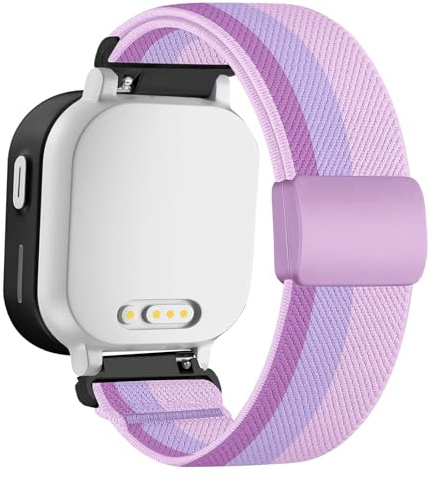 chinbersky Nylon Elastische Armband kompatibel mit Xplora X6 Play/Anio 6 Armband, Kids Smartwatch Weicher, Atmungsaktiver Nylon Stoff mit Magnetisch für Jungen und Mädchen für Xplora X6/X6Pro/Anio 6