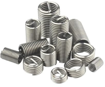Reparación de bujes de tornillo de acero inoxidable 304 con inserto de alambre de rosca fina(M10x1.25x2.5D(20pcs))