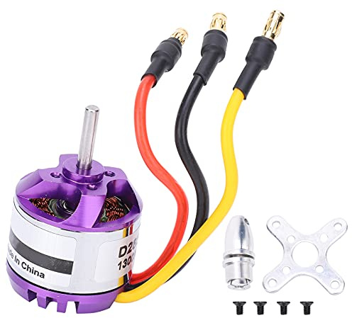D2830 Brushless Motor D2830 Replacement Upgrade Parts Metal Brushless Replacing Remote Control Suitable for Remote Control Fixed Wing Aircraft, 1000kv (1000KV)