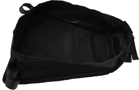 Kinderwagen Bodenkorb Schwarz, Große Stoff Aufbewahrungstasche | Universell für Kinderwagen und Pram, Stabile Unterbodenlösung, für Tägliche Ausflüge und Einkäufe