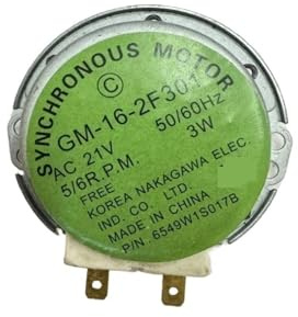 1 pièce, compatible avec LG, moteur de plateau tournant for four à micro-ondes GM-16-2F301 AC21V