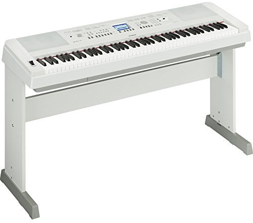 Yamaha DGX650WH Pianoforte Digitale, 88 Tasti, Bianco