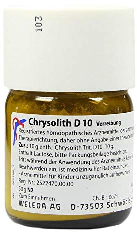 CHRYSOLITH D 10 Trituration 50 g