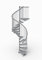 Mister Step LADDER Scala a chiocciola da esterno 13 gradini, Lega di acciaio, 120 cm, 273-299 cm, Resistente