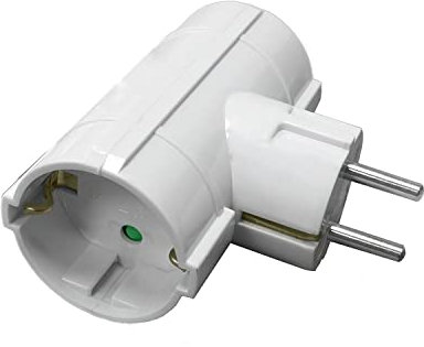 Maurer 93193 - Adattatore Doppio Schuko, 16 A, 250 V
