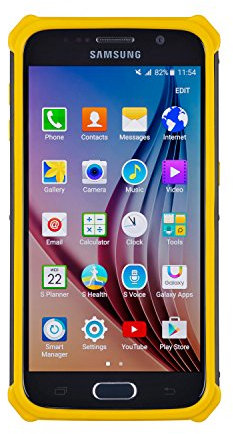 CAT Caterpillar Active Urban Clip-On Schutzhülle Case Cover für Samsung Galaxy S6 - Gelb