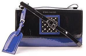 Thierry Mugler Lys 4 Umhängetasche, Schwarz/Blau, Nero, one_size