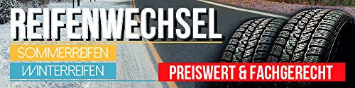 PVC Werbebanner Plane Reifenwechsel Sommerreifen Winterreifen Rad mit Ösen 2000 x 500 mm