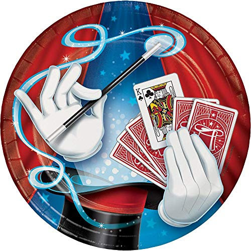 Piatti Piccoli In Carta Magic 18 cm Party Mago PS 10667