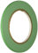 Zar Malerkrepp 1/4-Zoll x 60-Yard Grün Maskierband, 0,6 cm x 60 Yards, Kunststoff, Gummi, 1 Stück, Wasserfest, Maler und Gewerbe