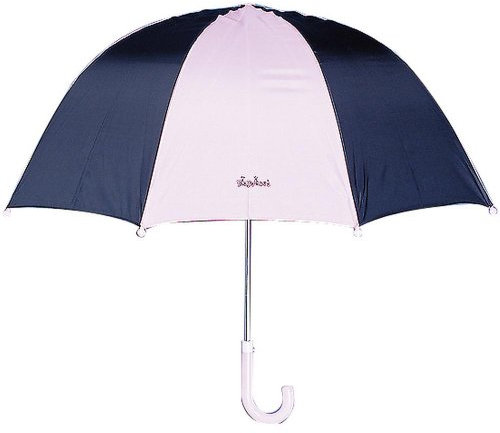 Playshoes 4010952221602 Regenschirm Basic in marine/rosa, circa 70 cm