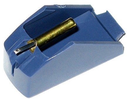 33-upm Nachbaunadel EPS 30 CS - Sphärischer Diamant, 1,5 g Auflagekraft, Passend für Technics EPC P 30, P 30 S, P 33 S, Blau