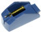 33-upm Nachbaunadel EPS 30 CS - Sphärischer Diamant, 1,5 g Auflagekraft, Passend für Technics EPC P 30, P 30 S, P 33 S, Blau