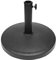 GardenKraft 16960 Heavy Duty Parasol Base/Resin & Fibreglass Material / 12kg Weight/Maximum Pole Diameter 48mm / Easy Screw Mechanism to Secure Parasols/Black Colour